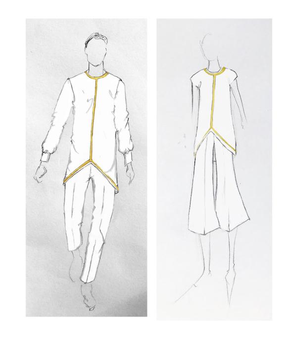 diseño de uniformes para SOMOS, el restaurante del Hotel Barceló Torre de Madrid
