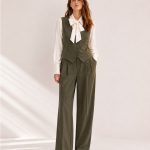 Pantalón ancho verde