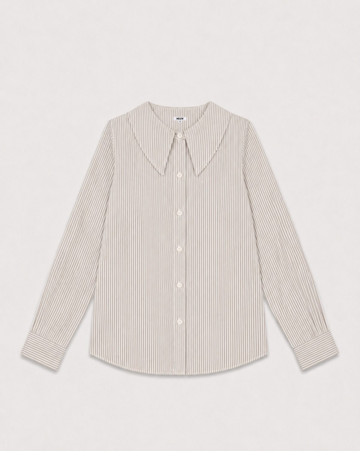 Camisa Bobo Rayas Beige