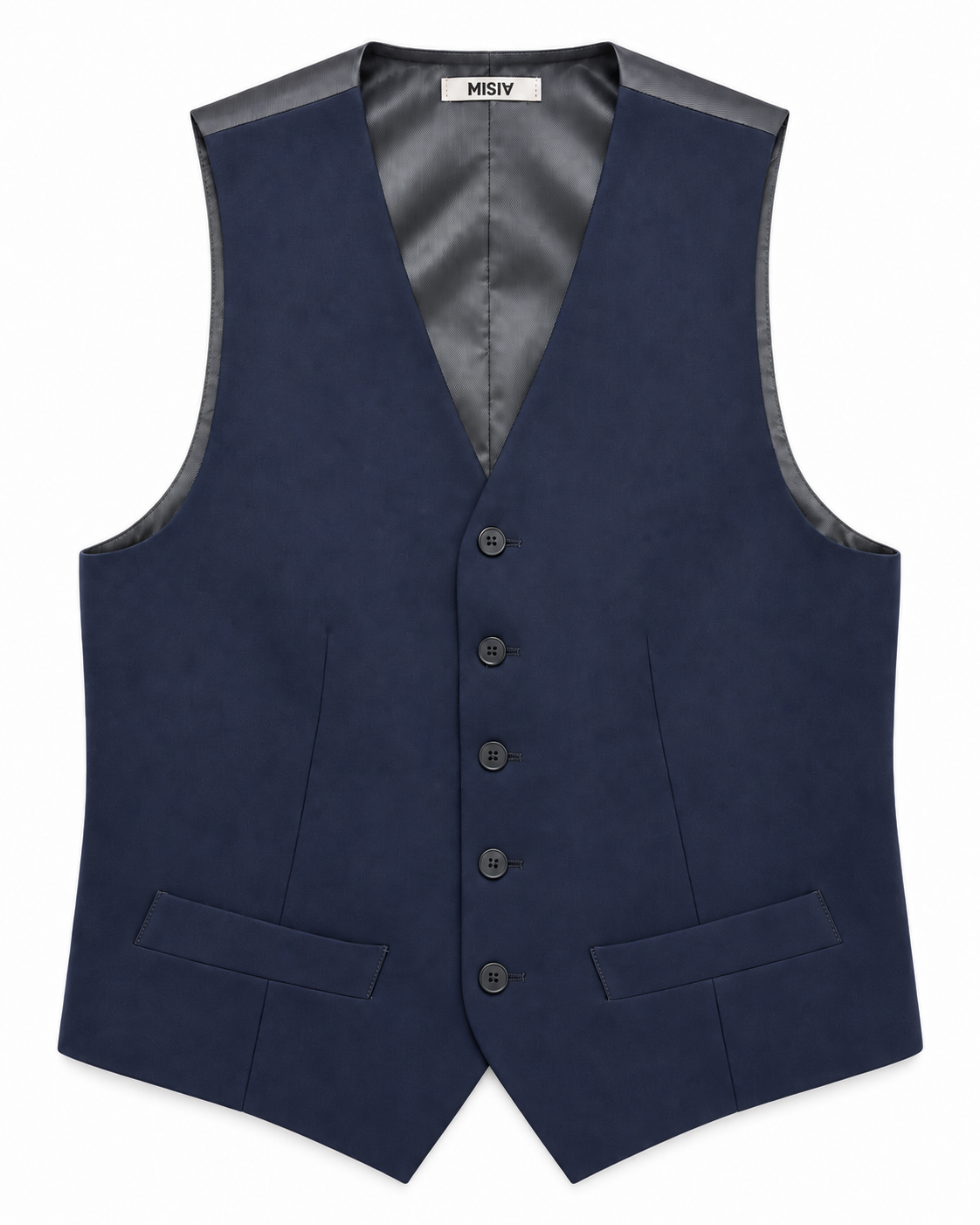 Chaleco azul marino de hombre