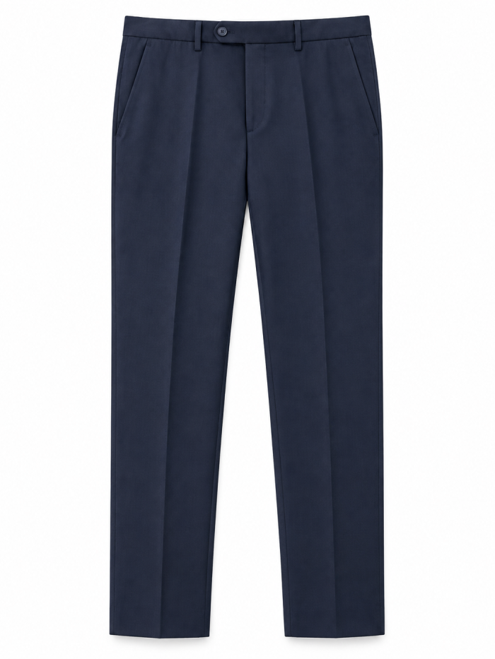 Pantalón azul marino de hombre MISIA en plano, vista delantera