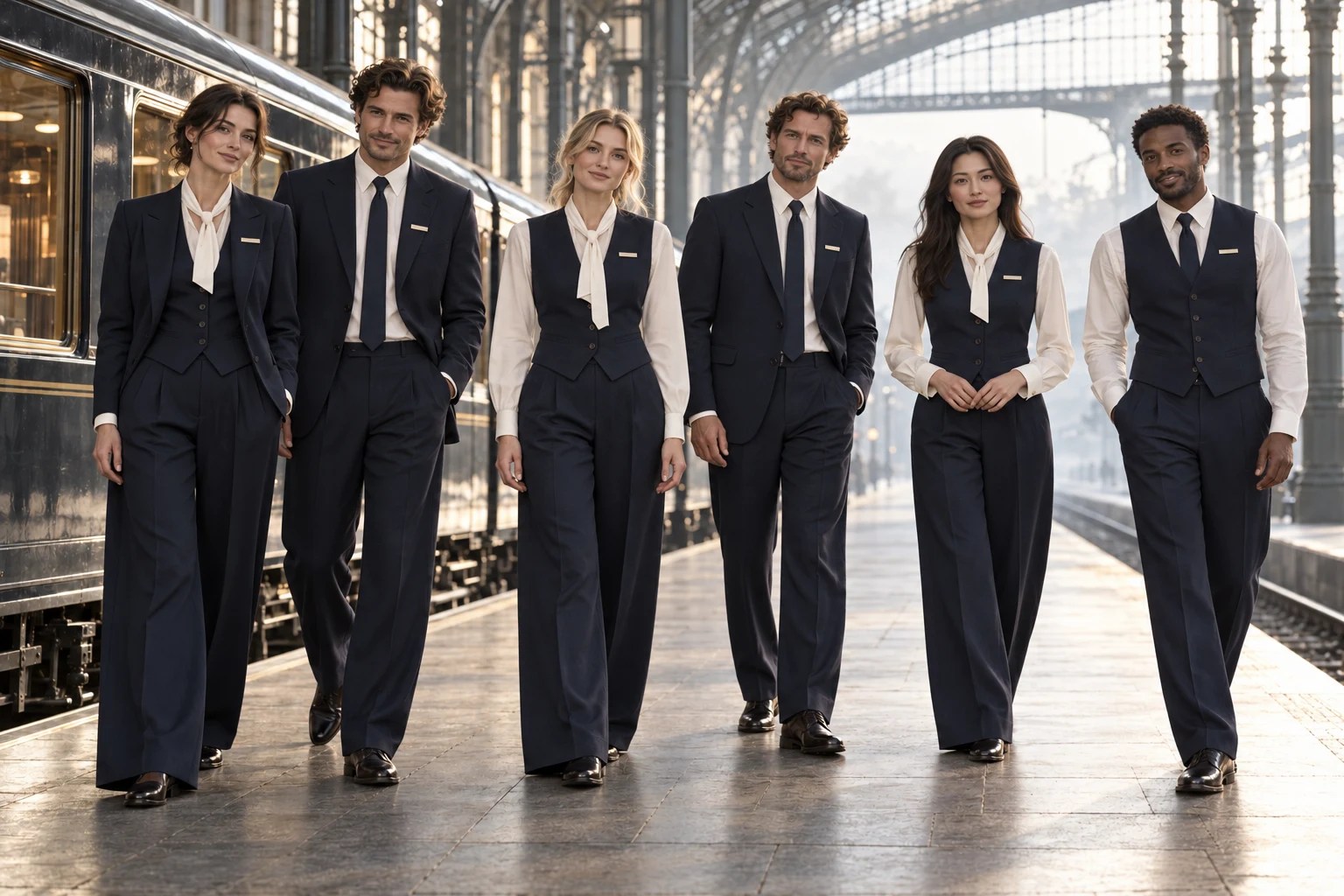Propuesta MISIA de uniformes ferroviarios en marino
